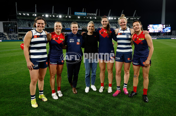 AFLW 2025 Round 12 - Geelong v Melbourne - A-64645920
