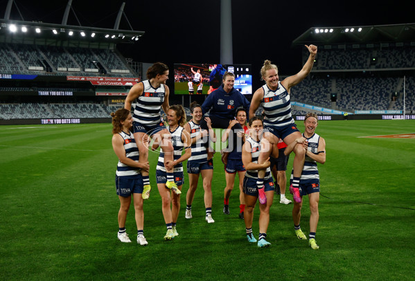AFLW 2025 Round 12 - Geelong v Melbourne - A-64646670
