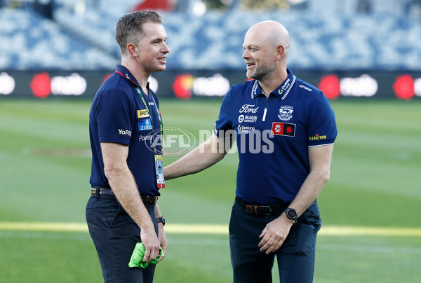 AFLW 2025 Round 12 - Geelong v Melbourne - A-64646736