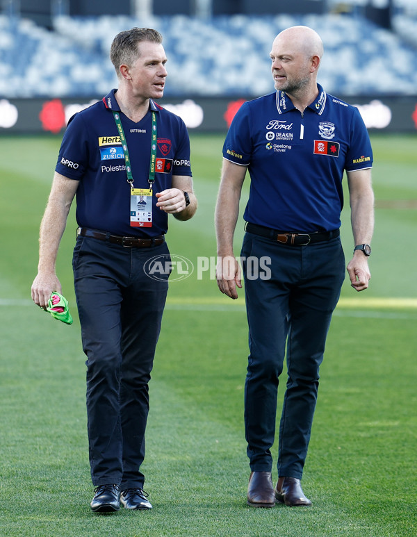 AFLW 2025 Round 12 - Geelong v Melbourne - A-64646737