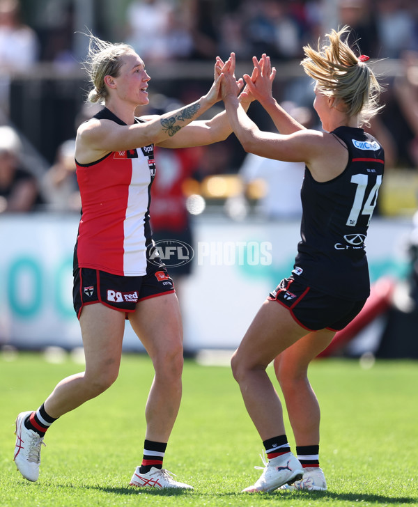 AFLW 2025 Round 12 - St Kilda v Western Bulldogs - A-64654992