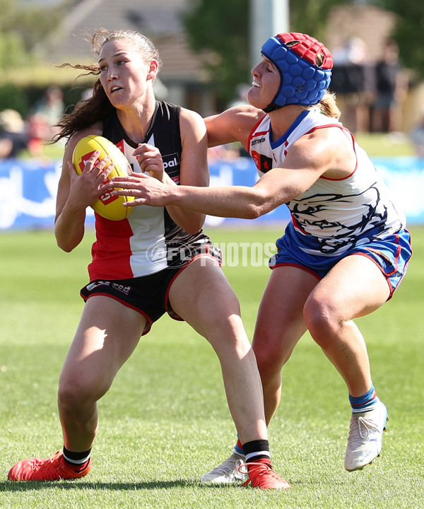 AFLW 2025 Round 12 - St Kilda v Western Bulldogs - A-64657356