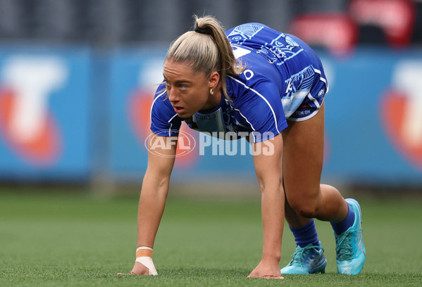 AFLW 2025 First Qualifying Final - North Melbourne v Hawthorn - A-64671878