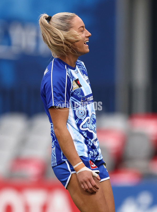 AFLW 2025 First Qualifying Final - North Melbourne v Hawthorn - A-64671880