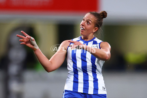AFLW 2025 First Qualifying Final - North Melbourne v Hawthorn - A-64740789