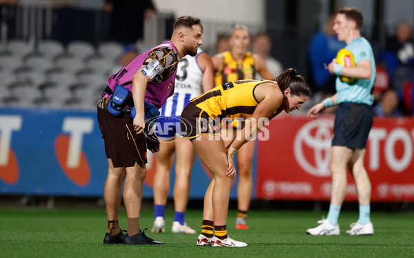 AFLW 2025 First Qualifying Final - North Melbourne v Hawthorn - A-64745791