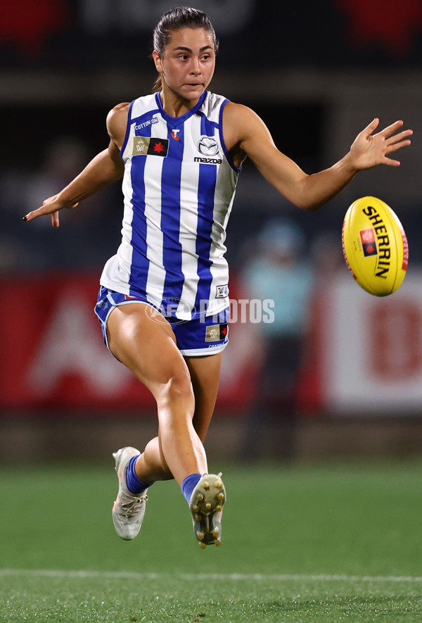AFLW 2025 First Qualifying Final - North Melbourne v Hawthorn - A-64745854
