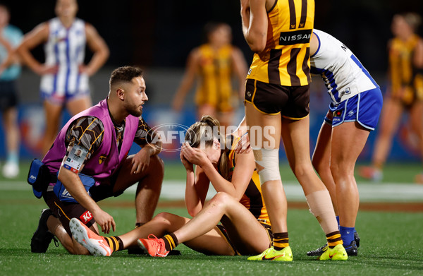 AFLW 2025 First Qualifying Final - North Melbourne v Hawthorn - A-64745883