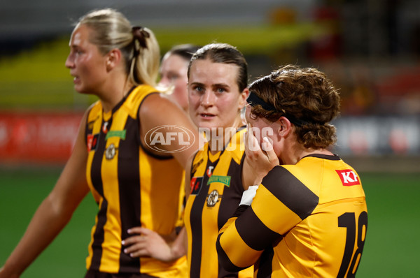 AFLW 2025 First Qualifying Final - North Melbourne v Hawthorn - A-64745938