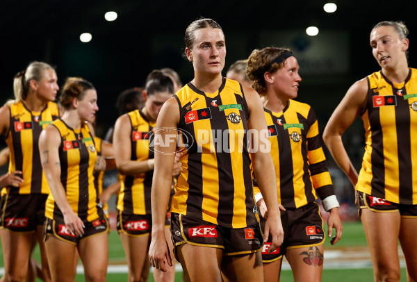 AFLW 2025 First Qualifying Final - North Melbourne v Hawthorn - A-64745939