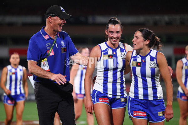 AFLW 2025 First Qualifying Final - North Melbourne v Hawthorn - A-64745943