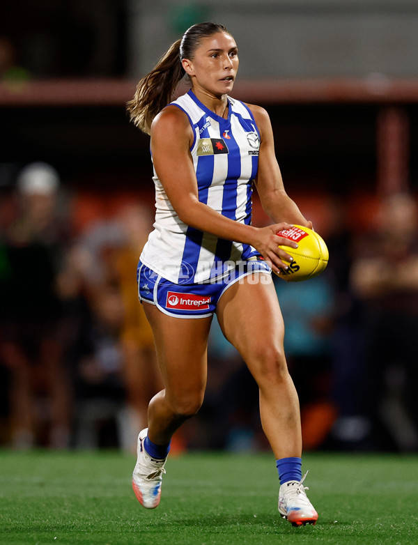 AFLW 2025 First Qualifying Final - North Melbourne v Hawthorn - A-64748084