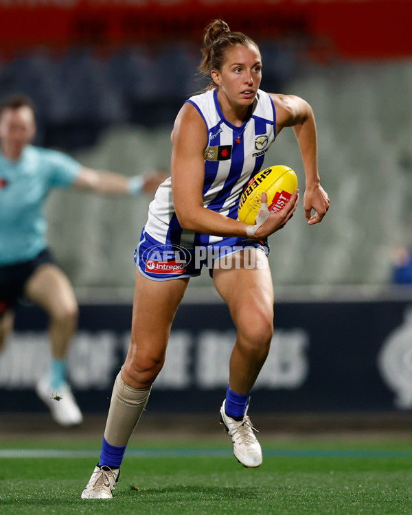 AFLW 2025 First Qualifying Final - North Melbourne v Hawthorn - A-64748484