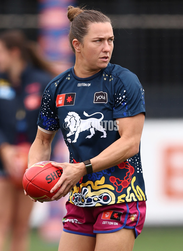 AFLW 2025 Second Qualifying Final - Melbourne v Brisbane - A-64758415