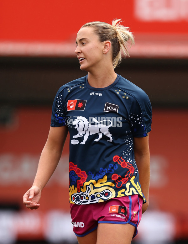 AFLW 2025 Second Qualifying Final - Melbourne v Brisbane - A-64758421