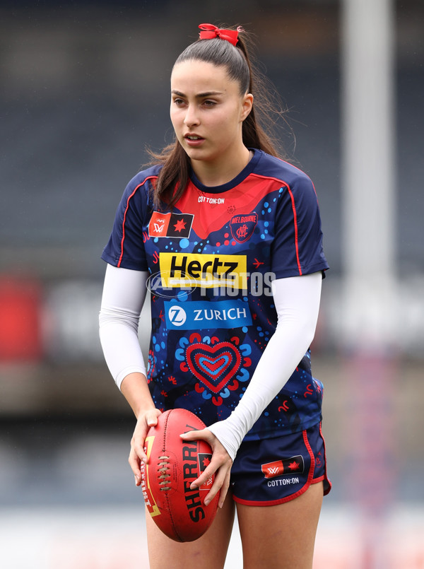 AFLW 2025 Second Qualifying Final - Melbourne v Brisbane - A-64758520