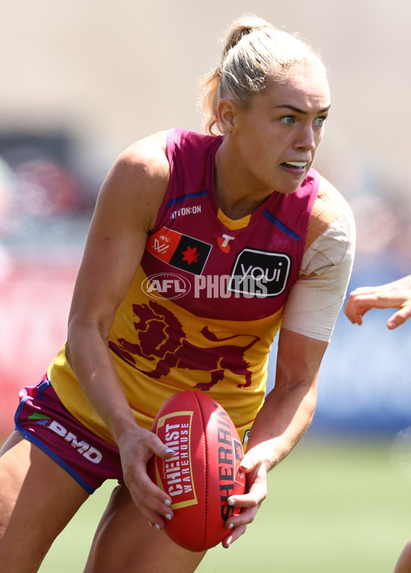 AFLW 2025 Second Qualifying Final - Melbourne v Brisbane - A-64760977