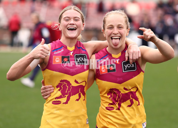 AFLW 2025 Second Qualifying Final - Melbourne v Brisbane - A-64766379