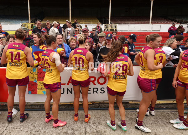 AFLW 2025 Second Qualifying Final - Melbourne v Brisbane - A-64766381
