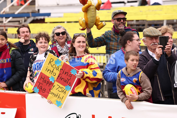 AFLW 2025 Second Qualifying Final - Melbourne v Brisbane - A-64766386