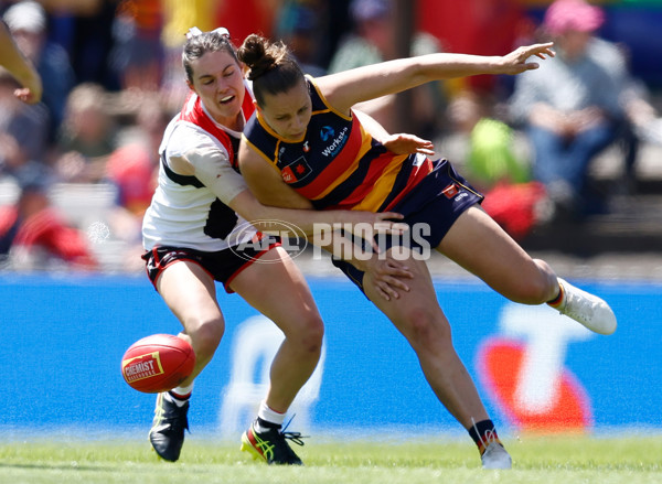 AFLW 2025 Second Elimination Final - Adelaide v St Kilda - A-64766445