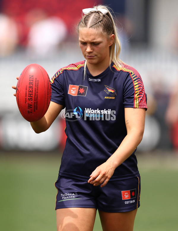 AFLW 2025 Second Semi Final - Melbourne v Adelaide - A-64788870
