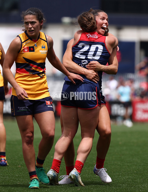 AFLW 2025 Second Semi Final - Melbourne v Adelaide - A-64792553