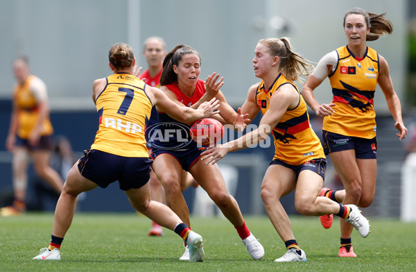 AFLW 2025 Second Semi Final - Melbourne v Adelaide - A-64793894