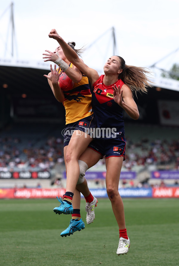 AFLW 2025 Second Semi Final - Melbourne v Adelaide - A-64795053