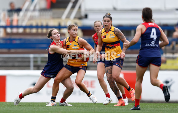 AFLW 2025 Second Semi Final - Melbourne v Adelaide - A-64795062
