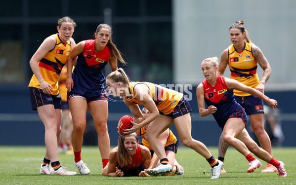 AFLW 2025 Second Semi Final - Melbourne v Adelaide - A-64795063