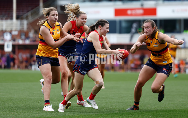 AFLW 2025 Second Semi Final - Melbourne v Adelaide - A-64796152