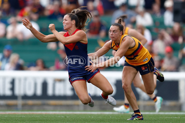 AFLW 2025 Second Semi Final - Melbourne v Adelaide - A-64796206