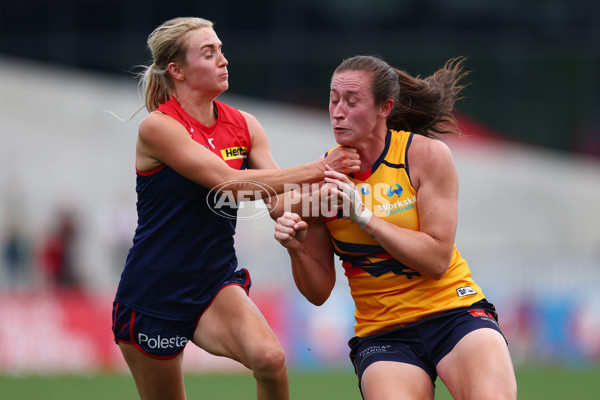 AFLW 2025 Second Semi Final - Melbourne v Adelaide - A-64796212
