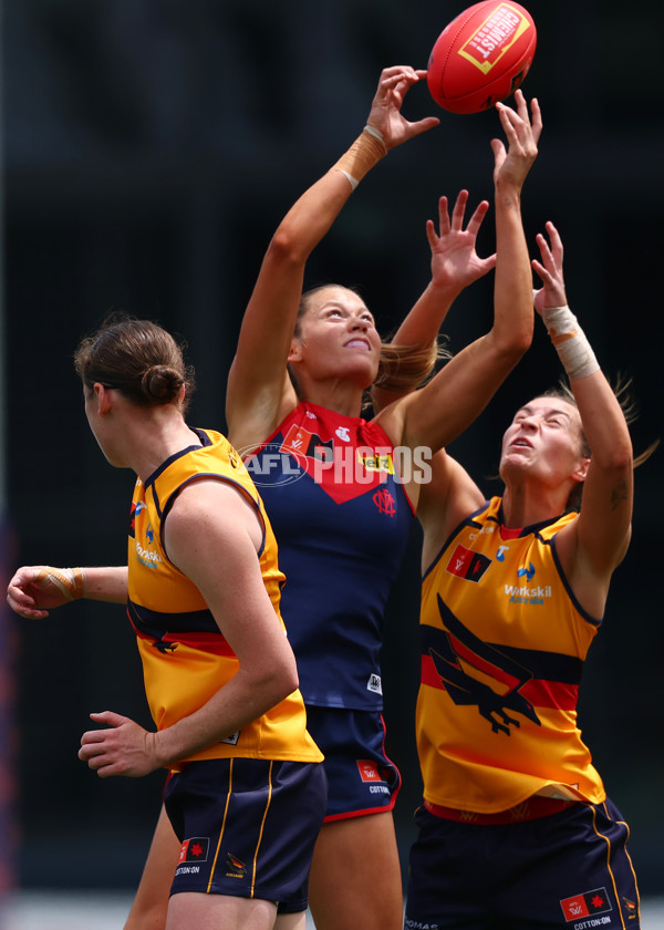 AFLW 2025 Second Semi Final - Melbourne v Adelaide - A-64796220