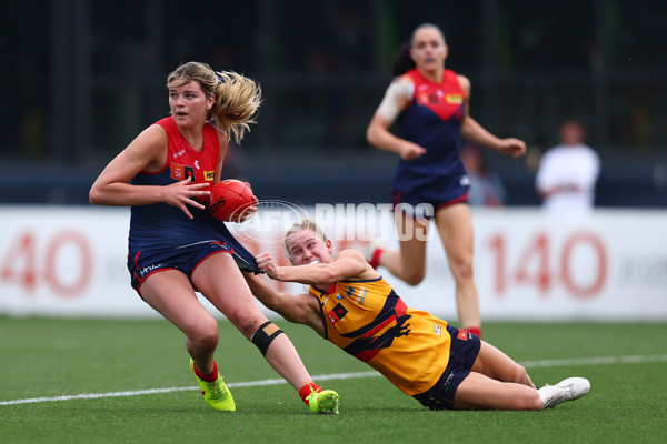AFLW 2025 Second Semi Final - Melbourne v Adelaide - A-64796223