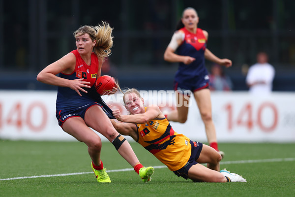 AFLW 2025 Second Semi Final - Melbourne v Adelaide - A-64797388