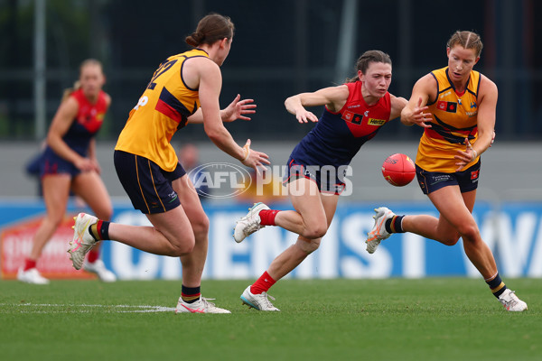 AFLW 2025 Second Semi Final - Melbourne v Adelaide - A-64797419