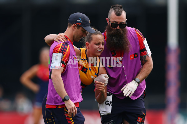 AFLW 2025 Second Semi Final - Melbourne v Adelaide - A-64797442