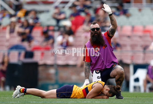 AFLW 2025 Second Semi Final - Melbourne v Adelaide - A-64798777