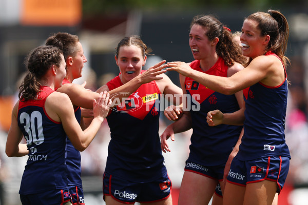 AFLW 2025 Second Semi Final - Melbourne v Adelaide - A-64798824