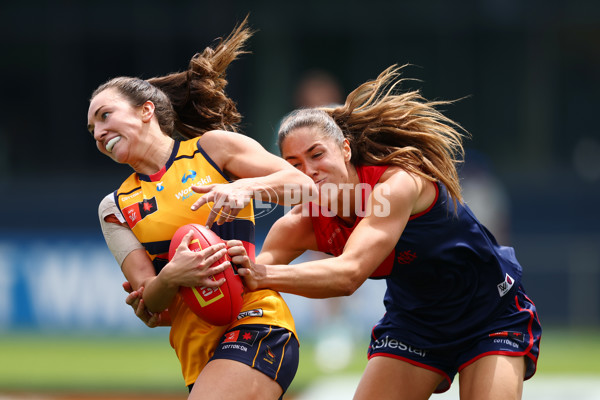 AFLW 2025 Second Semi Final - Melbourne v Adelaide - A-64798850