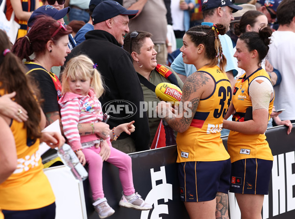 AFLW 2025 Second Semi Final - Melbourne v Adelaide - A-64798865