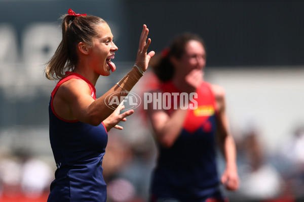 AFLW 2025 Second Semi Final - Melbourne v Adelaide - A-64800111