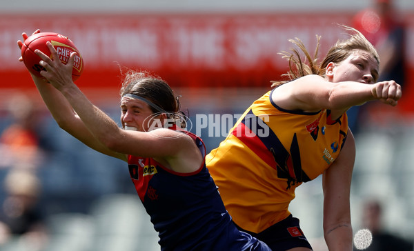 AFLW 2025 Second Semi Final - Melbourne v Adelaide - A-64801543