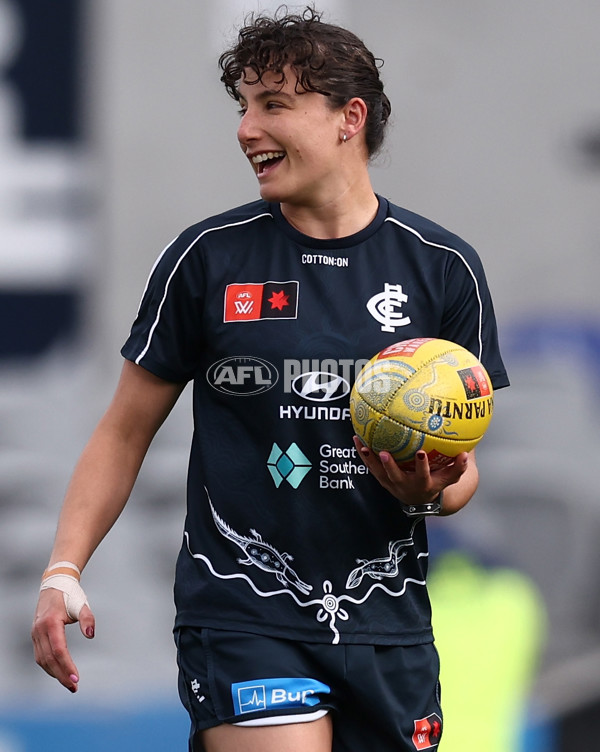 AFLW 2025 First Semi Final - Hawthorn v Carlton - A-64801581