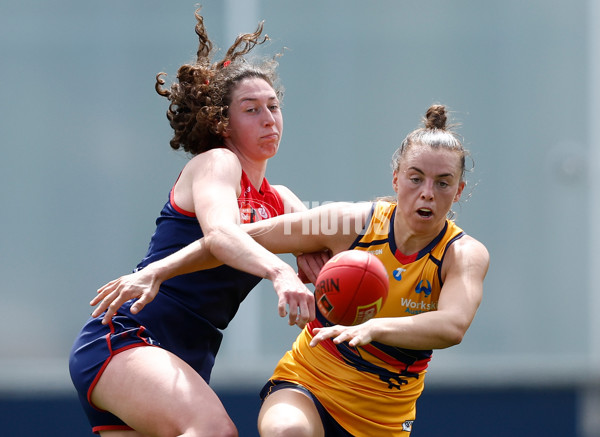 AFLW 2025 Second Semi Final - Melbourne v Adelaide - A-64802413
