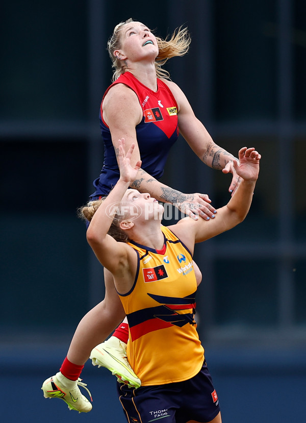 AFLW 2025 Second Semi Final - Melbourne v Adelaide - A-64802417