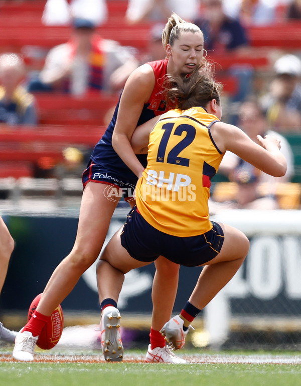 AFLW 2025 Second Semi Final - Melbourne v Adelaide - A-64802441