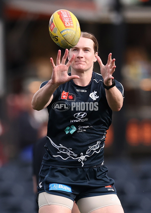 AFLW 2025 First Semi Final - Hawthorn v Carlton - A-64802451